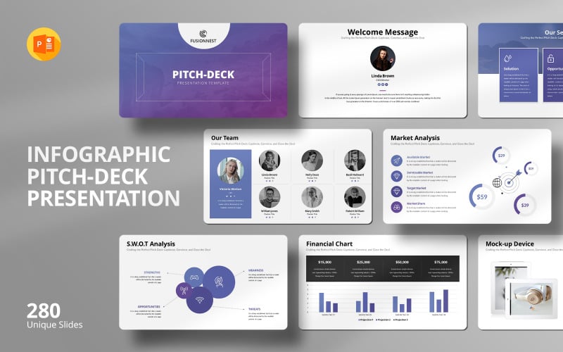 ultimate business pitch deck investor ready powerpoint template with infographics original