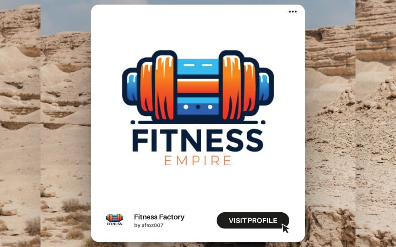 ultimate fitness logo template bold amp modern gym logo original