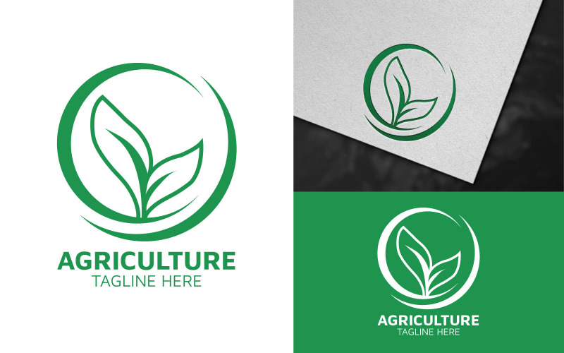 unique agriculture logo template design original
