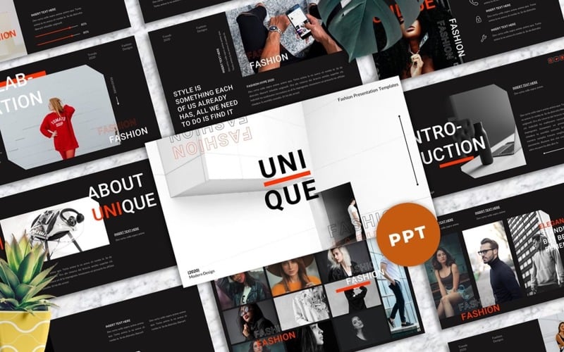 unique fashion powerpoint original