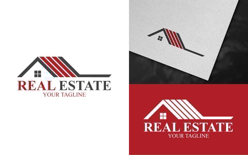 unique real estate logo design original