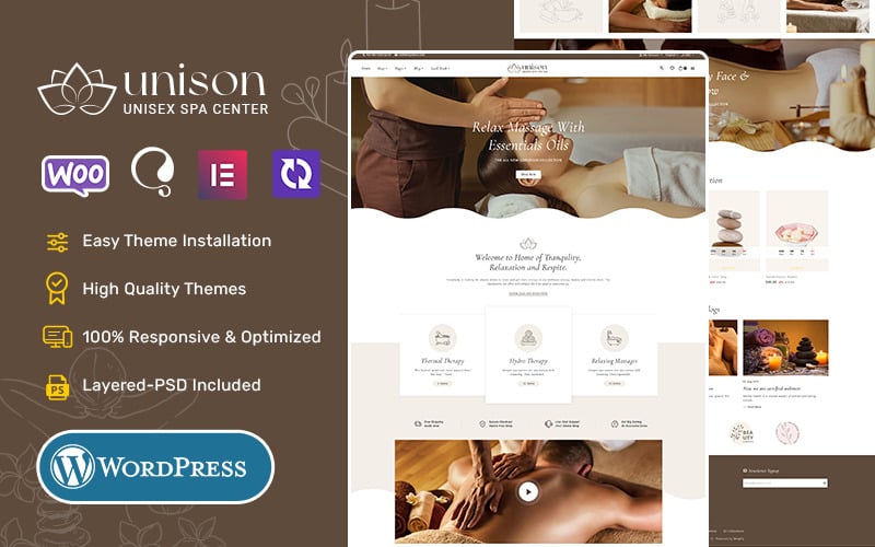 unison spa health amp wellness theme for woocommerce stores original