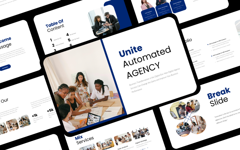 unite pitch deck presentation original