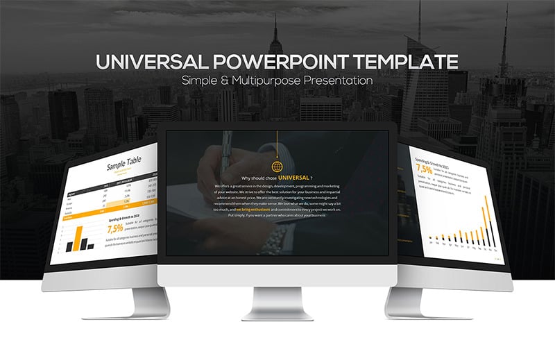 universal powerpoint template original