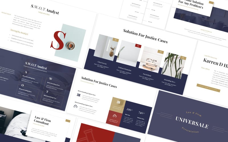 universale law amp firm powerpoint template original