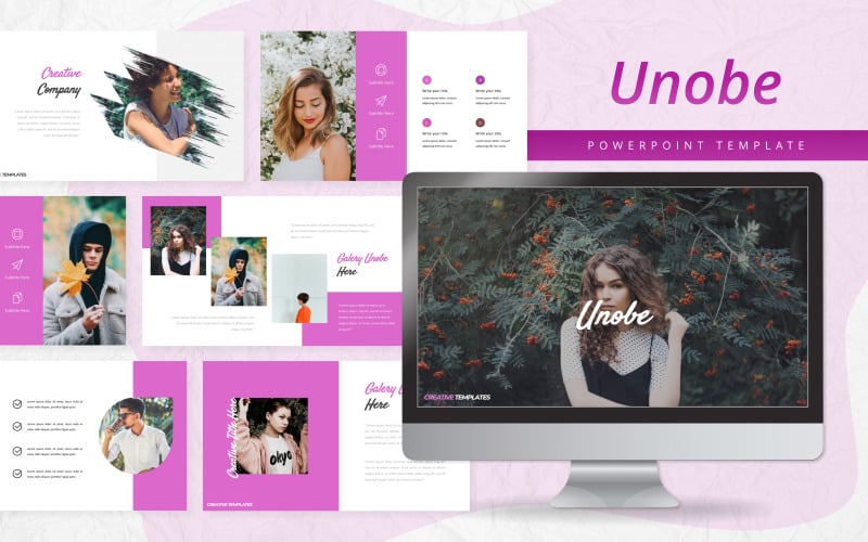 unobe creative powerpoint template original