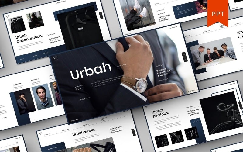 urbah business powerpoint template original