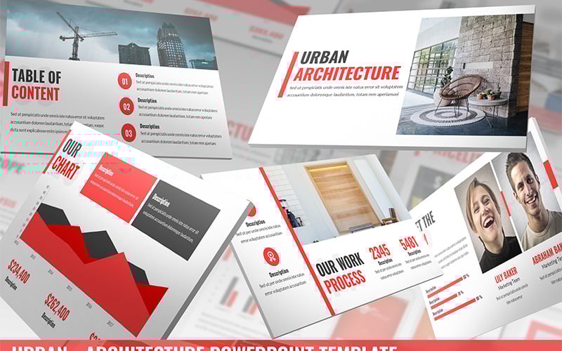 urban architecture powerpoint template original