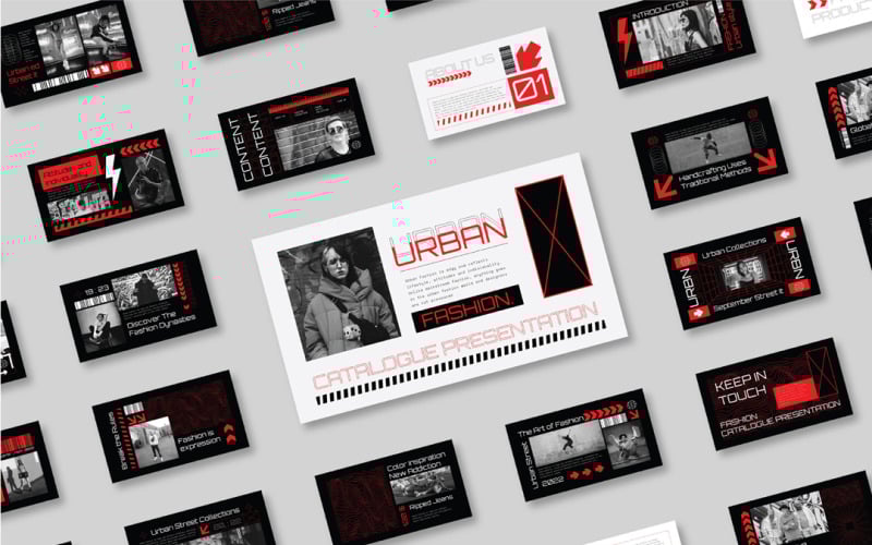 urban fashion catalogue presentation original