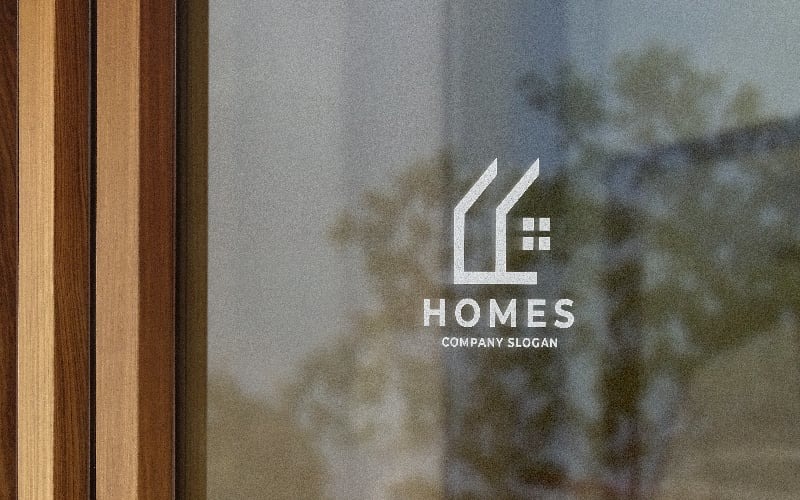 urban homes pro logo template original