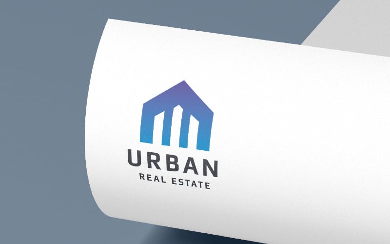 urban real estate pro logo template original