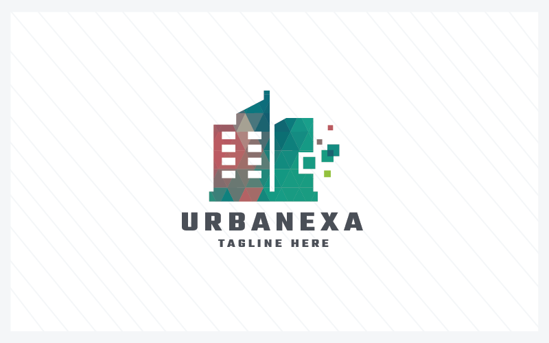 urbanexa real estate pro logo template original