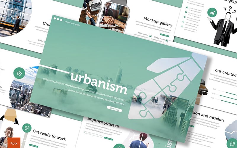 urbanism powerpoint template original