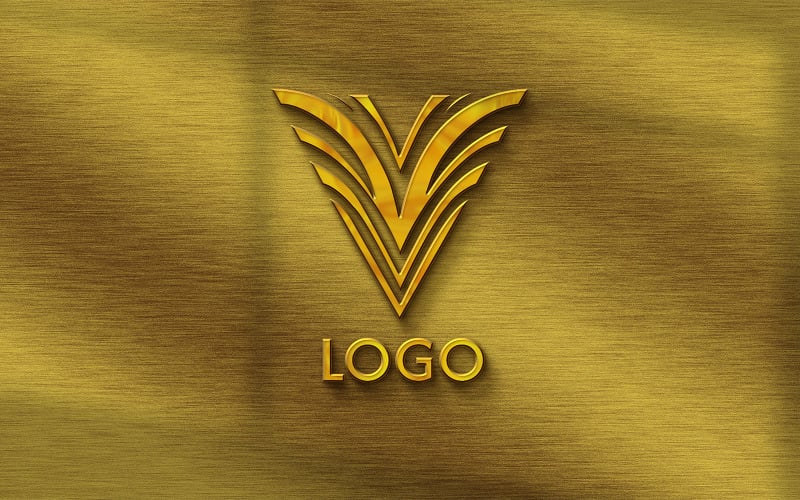 v letter uncommon logo template original