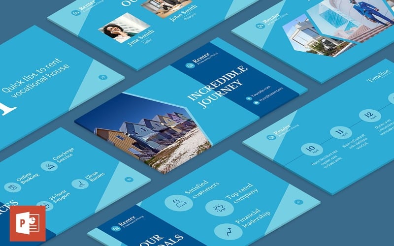 vacation rental presentation powerpoint template original
