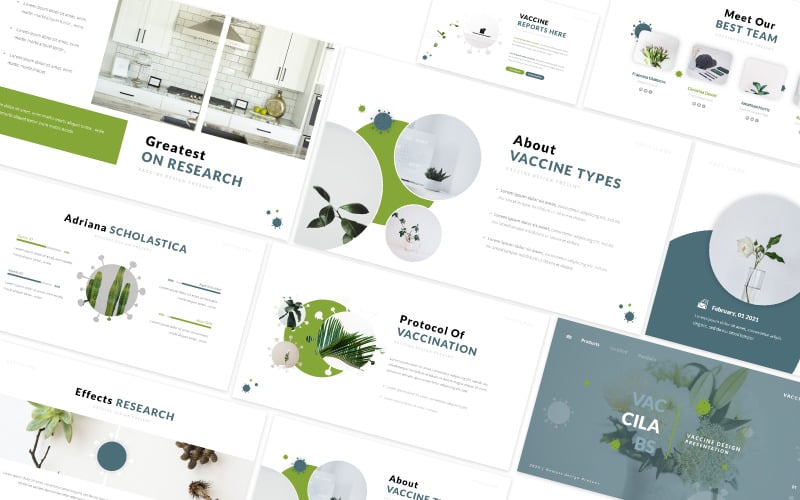 vaccilabs powerpoint template original