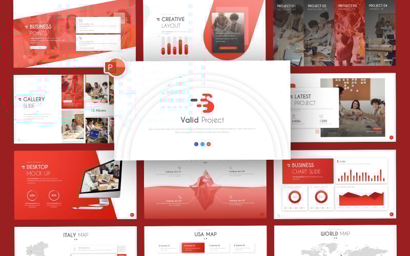 valid business project powerpoint template original