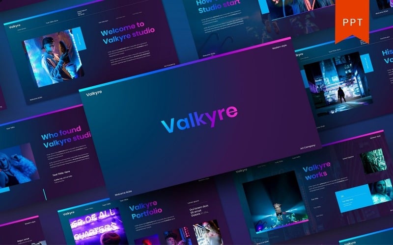 valkyre business powerpoint template original
