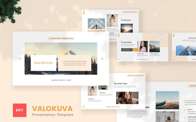 valokuva photography powerpoint template original