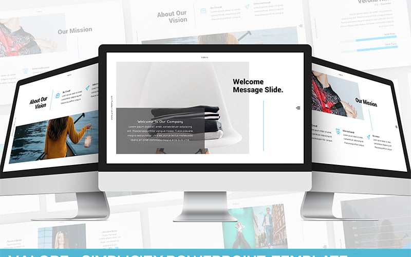 valore simplicity powerpoint template original