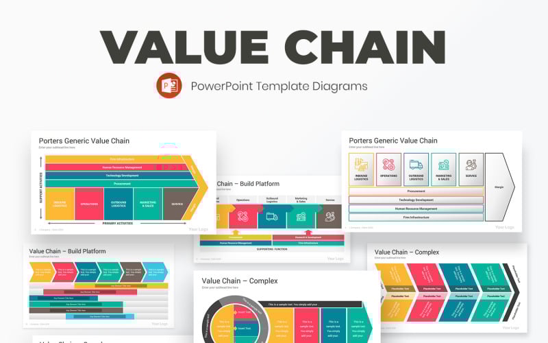 value chain powerpoint diagrams template original
