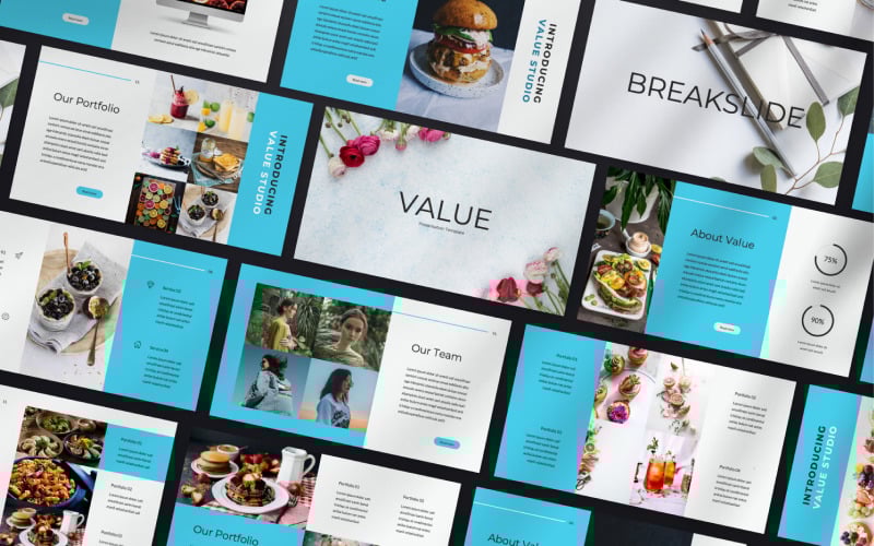 value studio powerpoint template original