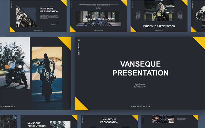 vanseque powerpoint template original