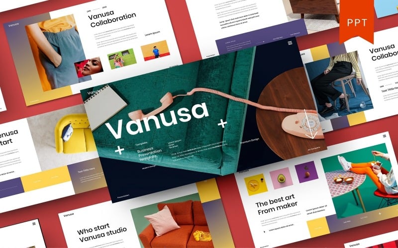 vanusa business powerpoint template original