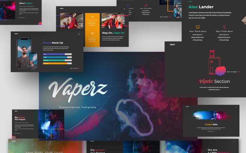 vaperz powerpoint template original