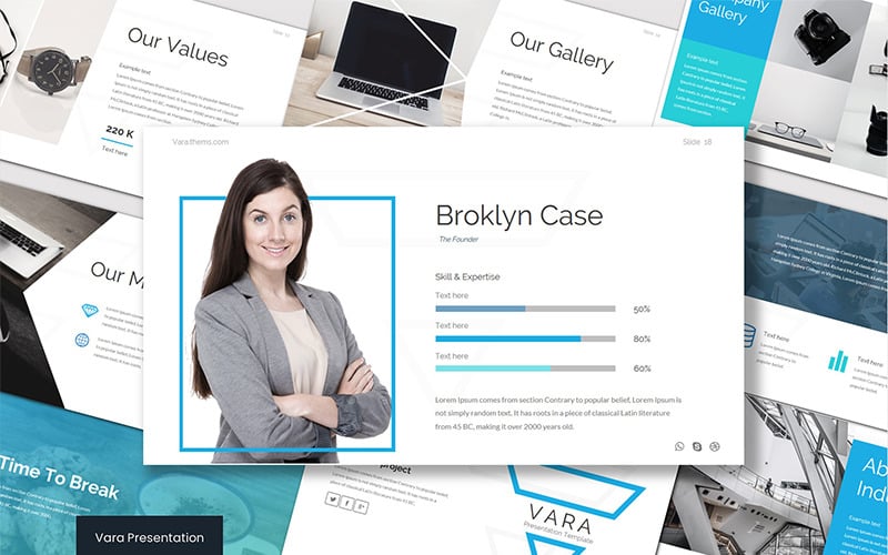 vara powerpoint template original