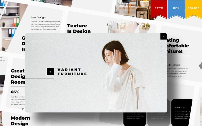 variant furniture powerpoint template original
