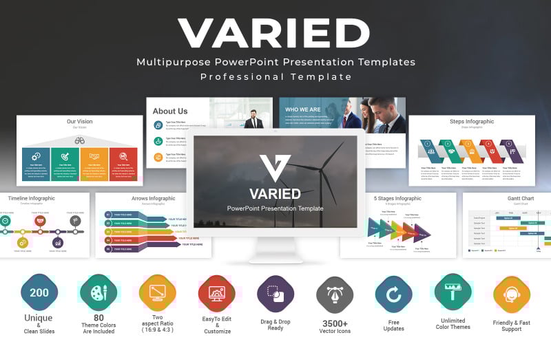 varied powerpoint template original