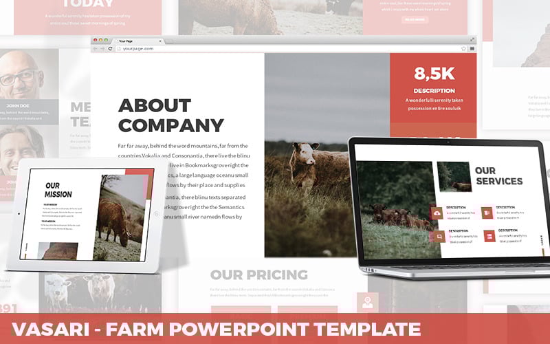 vasari farm powerpoint template original