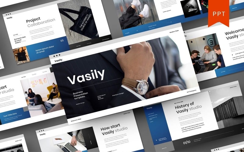 vasily business powerpoint template original