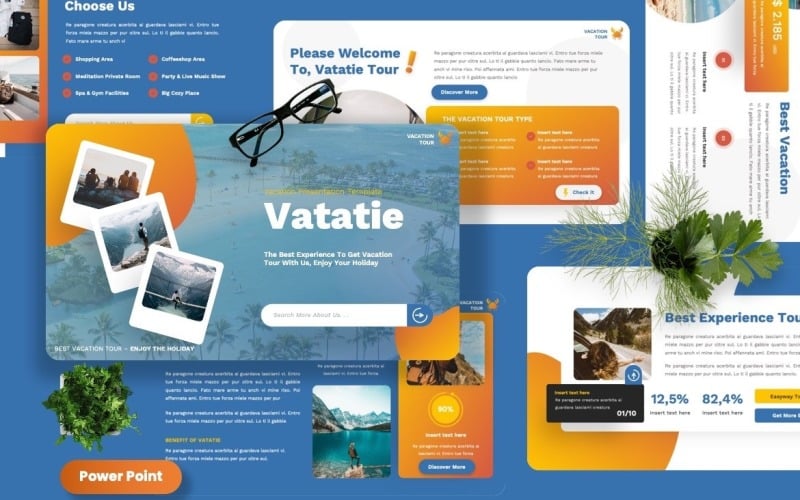 vatatie vacation powerpoint template original