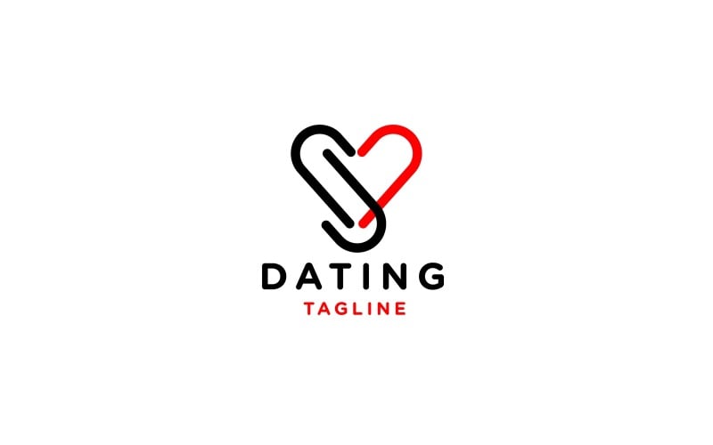 vector dating logo template v original