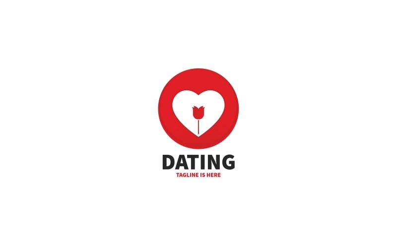 vector dating logo template v original