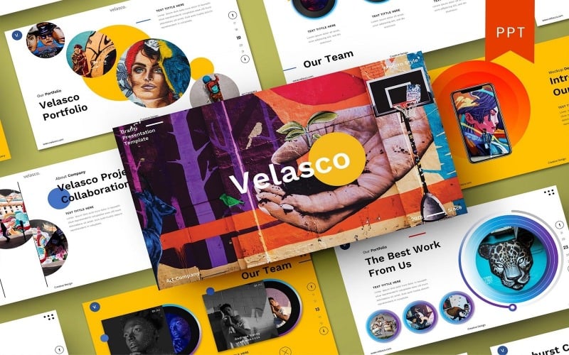 velasco grafiti powerpoint template original