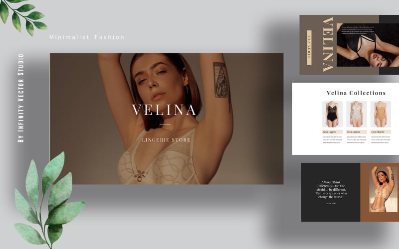 velina fashion powerpoint template original
