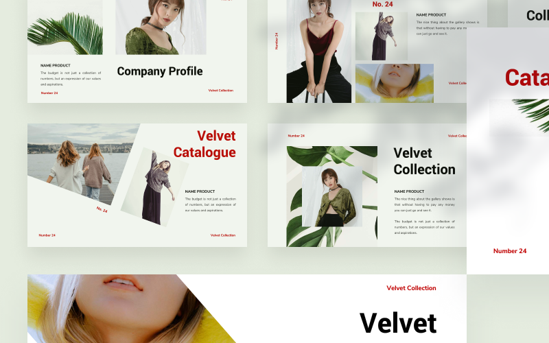 velvet powerpoint template original