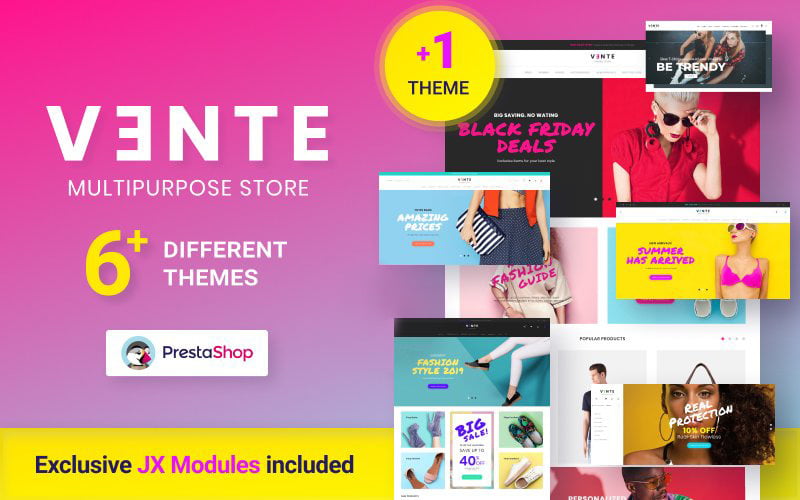 vente apparel multistore design prestashop theme original