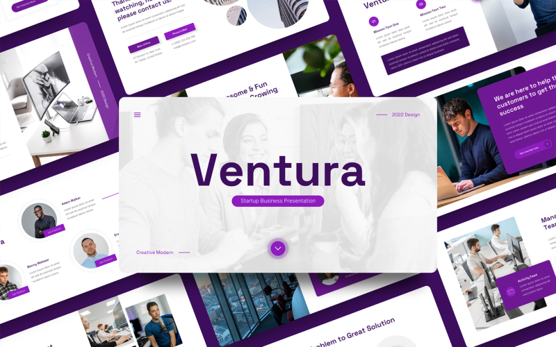 ventura startup business powerpoint template original