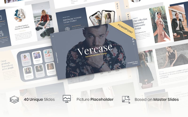 vercase fashion powerpoint template original