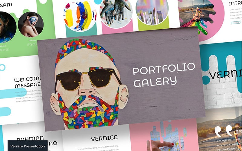 vernice powerpoint template original