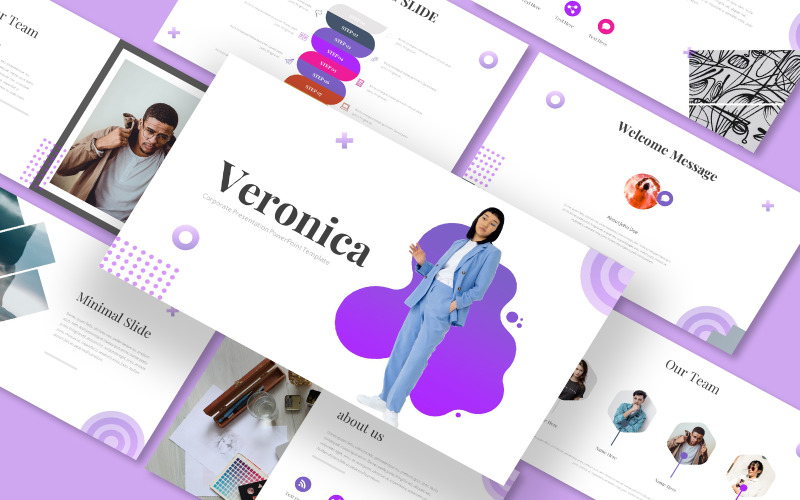 veronica creative powerpoint template original