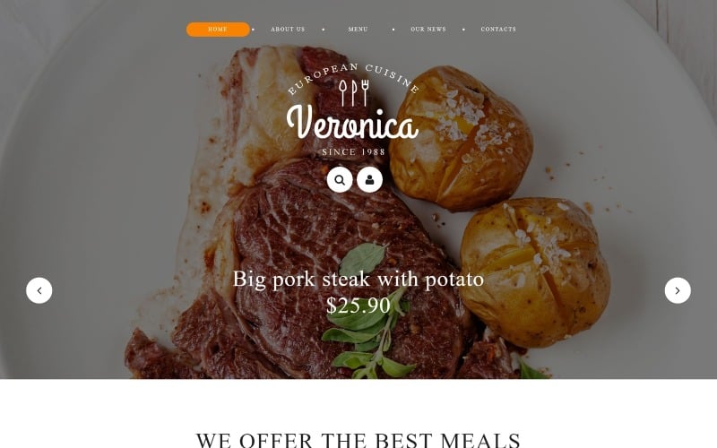 veronica joomla template original