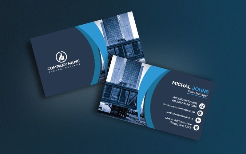 versatile customizable company business card templates original