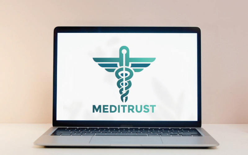 versatile medical logo template for doctors pharmacies and care providers original