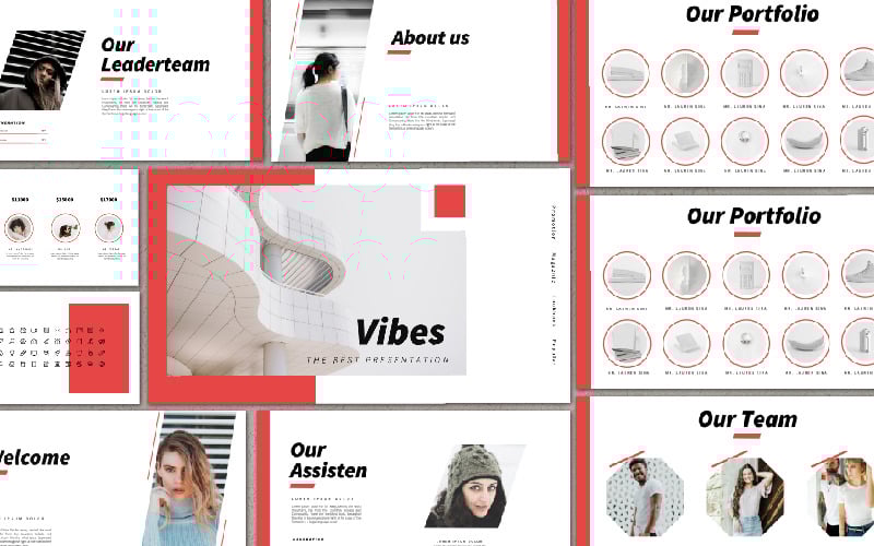 vibes presentation powerpoint template original