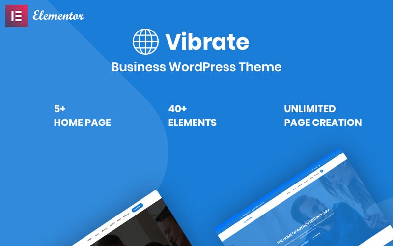 vibrate business responsive wordpress theme original